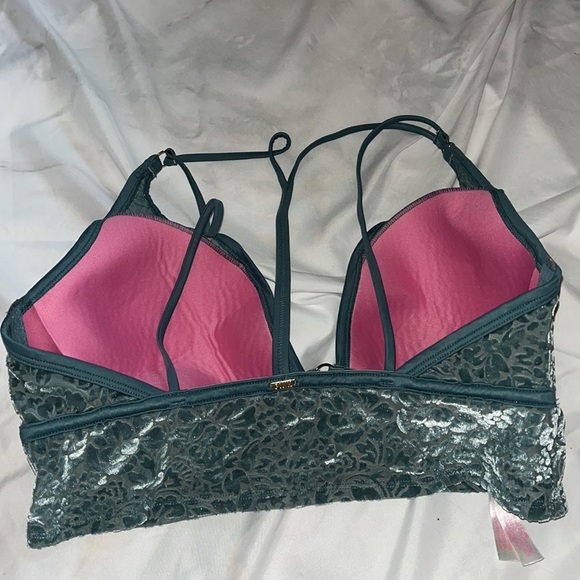PINK Velvet Bralette - Picture 2 of 2